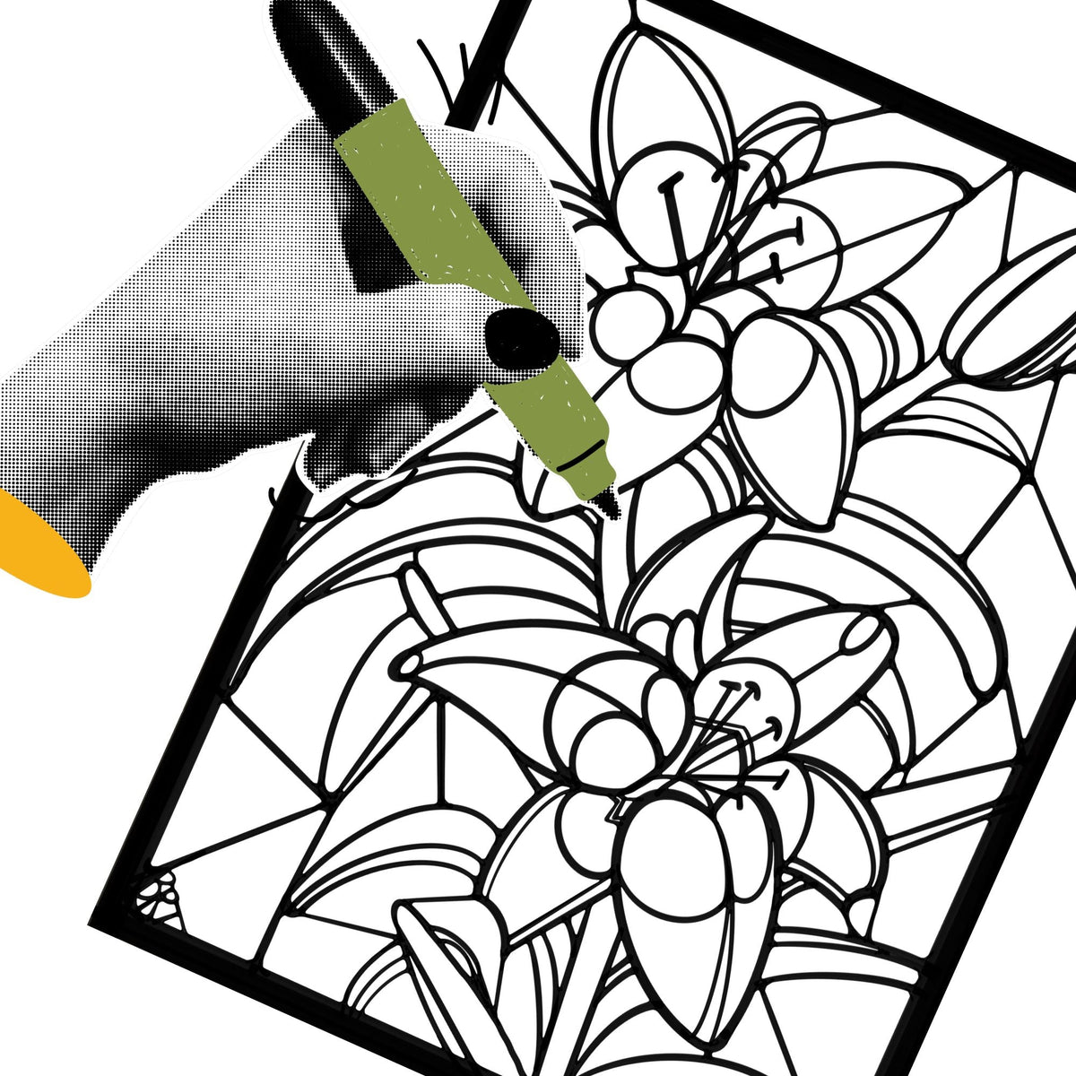 Flowers Collection Coloring Sheets