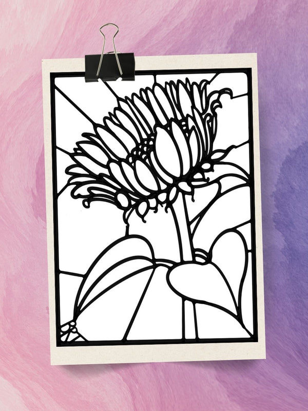Face the Light Coloring Sheet (image license)
