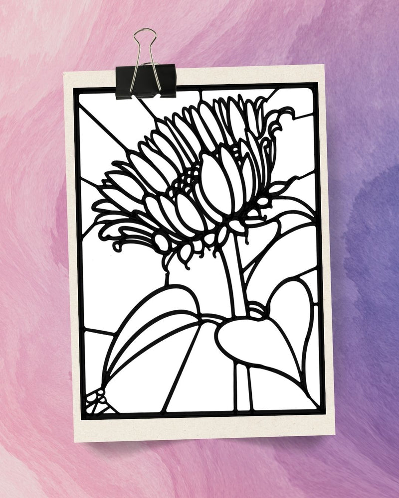 Face the Light Coloring Sheet (image license)