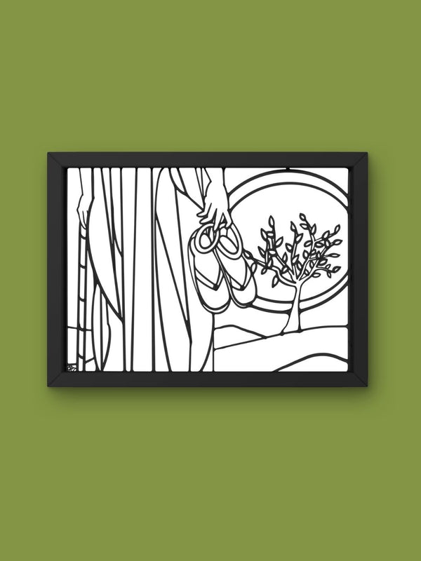 Holy Ground Coloring Sheet (image license)