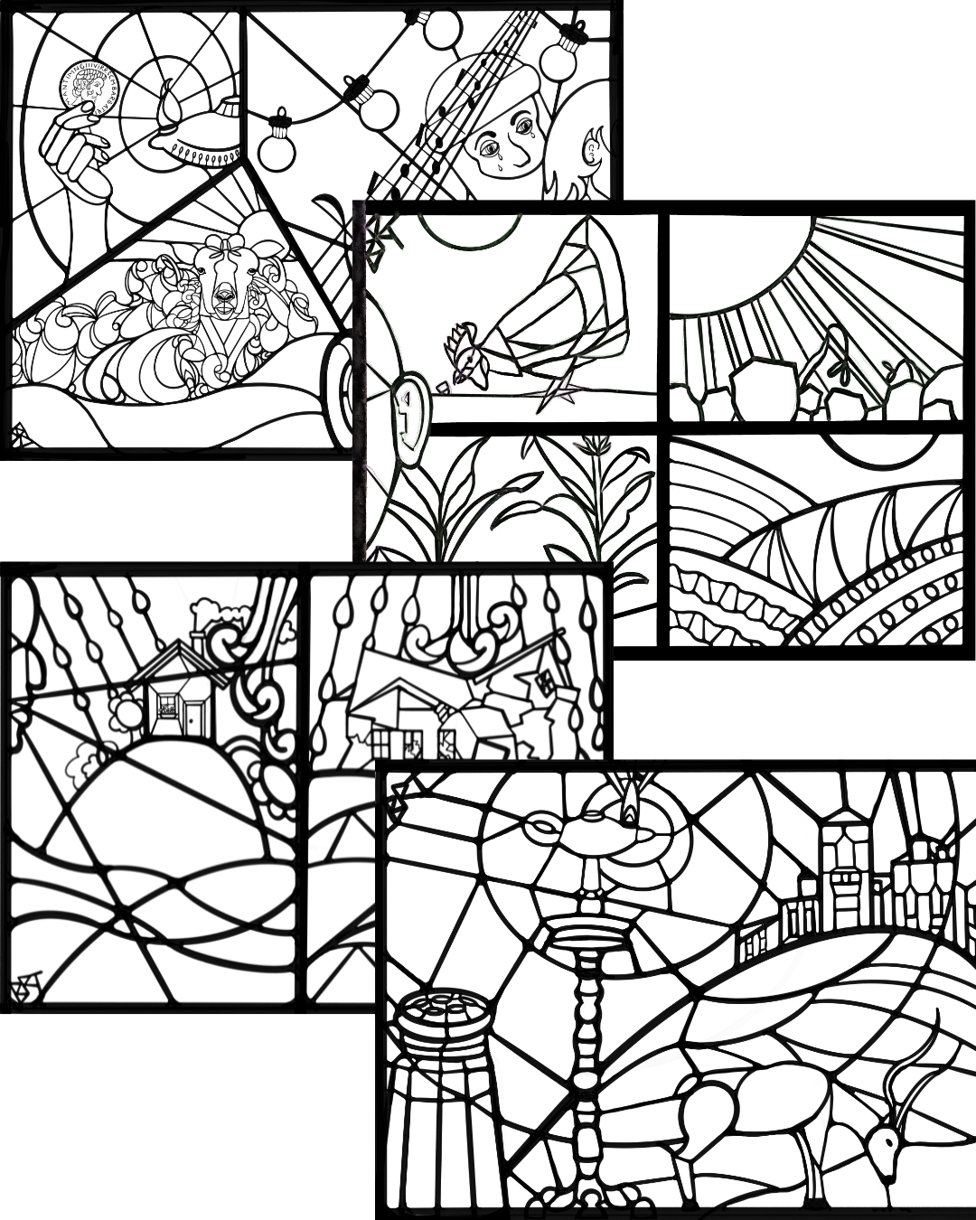 The Parables Pack Coloring Pages (image license)