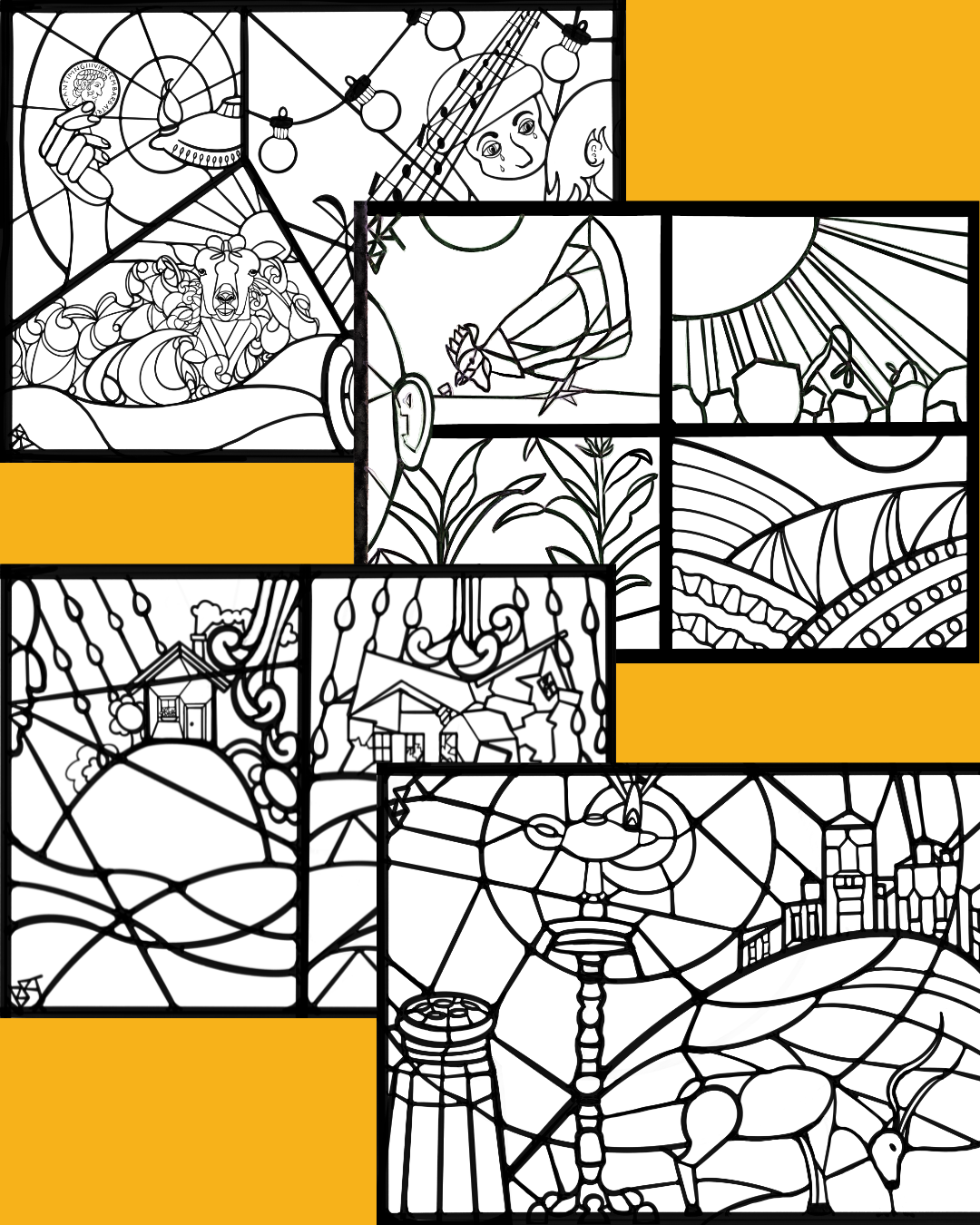 The Parables Pack Coloring Pages (image license)