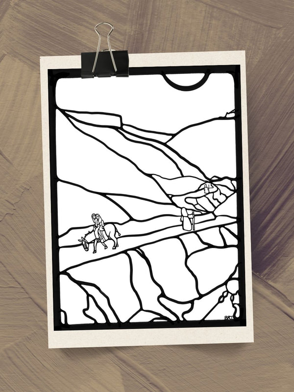 The Good Samaritan Coloring Sheet (image license)