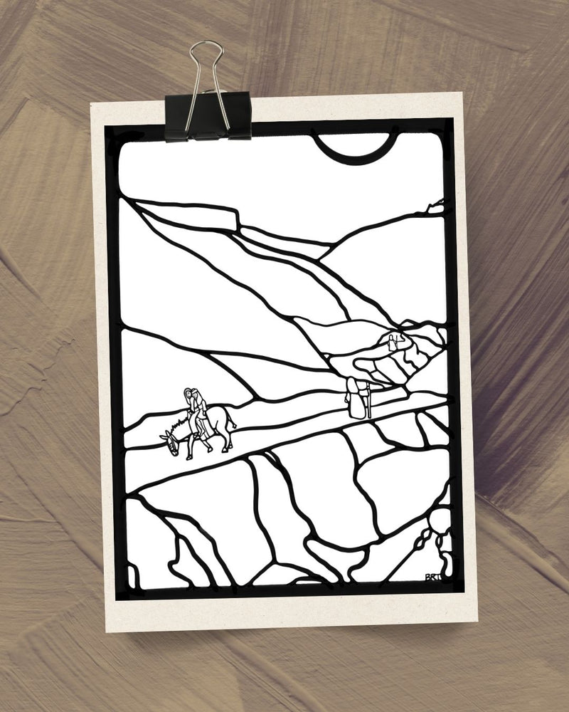 The Good Samaritan Coloring Sheet (image license)