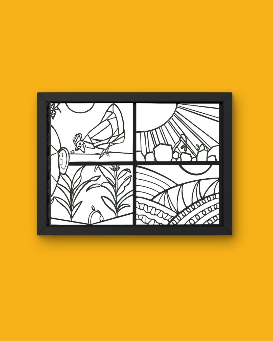 The Sower Coloring Page (image license)