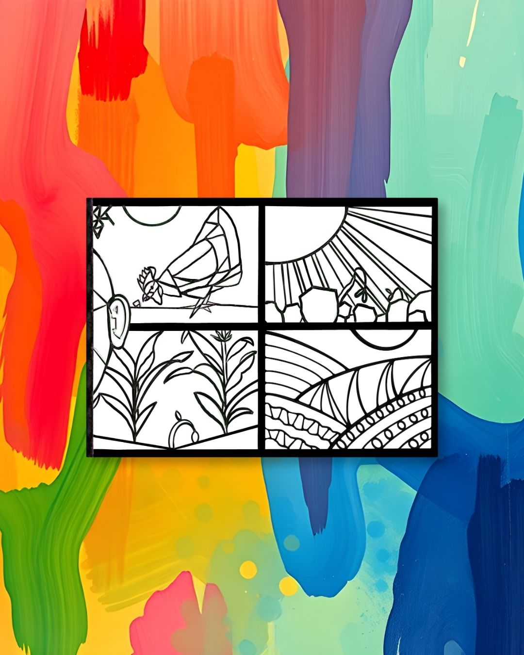 The Sower Coloring Page (image license)
