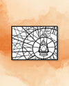 Step to the Edge of the Light Coloring Sheet (image license)